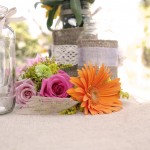 table setting with candles