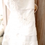 wedding gown display